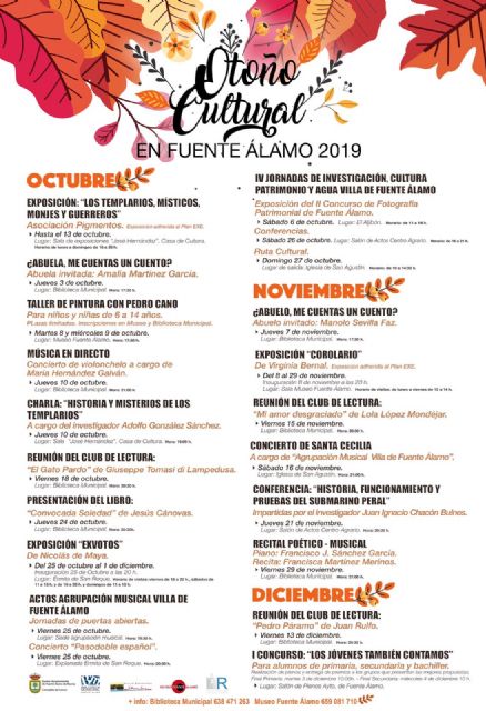 Música, pintura, historia y talleres para vivir un otoño cultural en Fuente Álamo