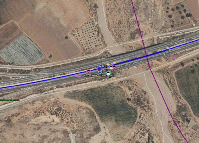 Servicios de emergencia atienden a nueve personas involucradas en un accidente de tráfico en Fuente Álamo