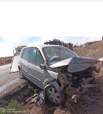 2 heridos en accidente de tráfico en Fuente Álamo