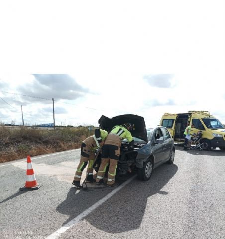 6 heridos en accidente de tráfico en Los Cánovas, pedanía de Fuente Álamo