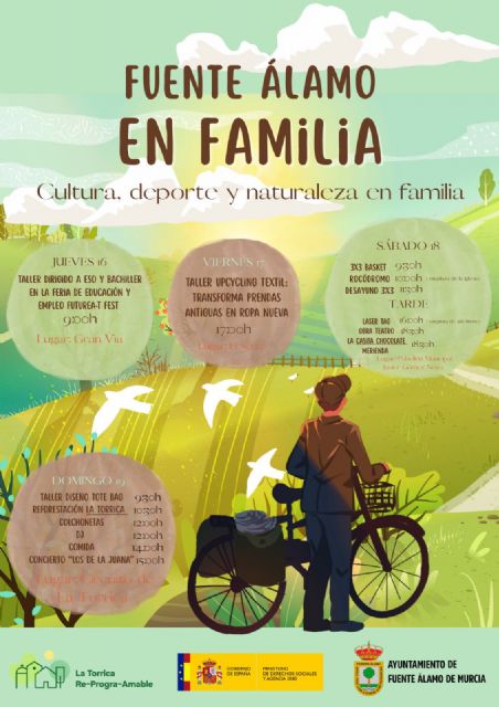 El Ayuntamiento de Fuente Álamo impulsa el Plan Director “La Torrica Re-Program-Amable” con un programa de actividades para toda la familia
