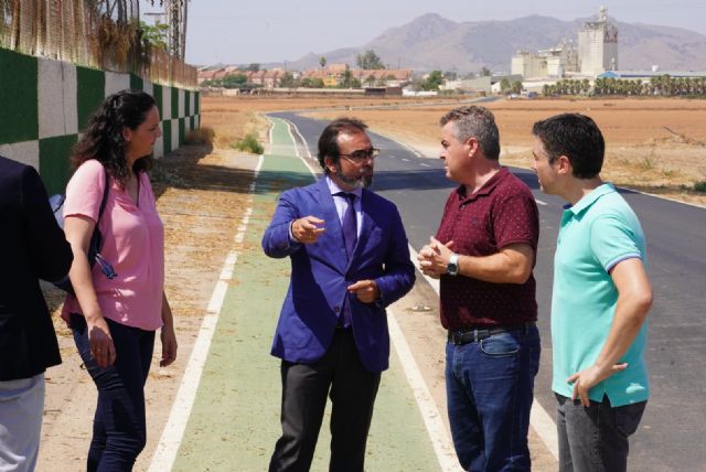 La Comunidad financia la renovación de la calle del Castillo y la realización de un carril bici en Las Palas, Fuente Álamo