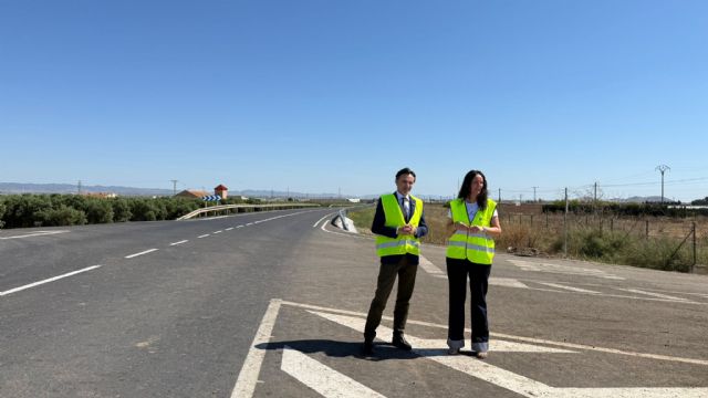 Fomento finaliza las obras de mejora de la carretera entre Fuente Álamo y Las Palas tras invertir más de 1,3 millones de euros