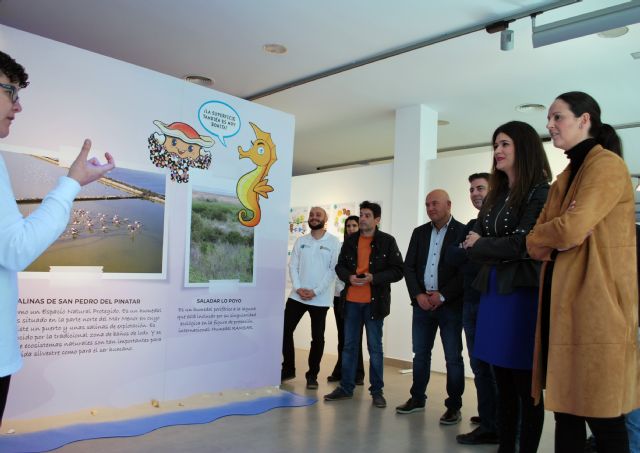La exposición ´Mar Menor, nuestro humedl´ pretende implicar a los habitantes de Fuente Álamo en la conservación de este ecosistema