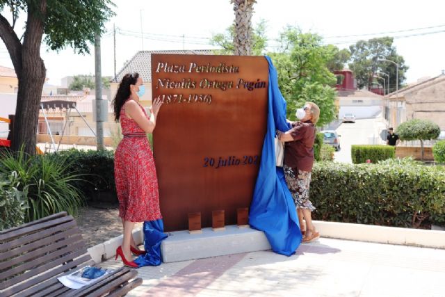 Fuente Álamo conmemora el ´Día de la Villa´ rindiendo homenaje al periodista Nicolás Ortega Pagán en su 150 aniversario