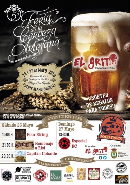 La Feria de la Cerveza Artesana regresa a Fuente Álamo este fin de semana
