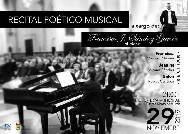 Fuente Álamo acoge este viernes un recital poético musical gratuito dentro de su programación cultural